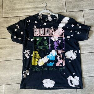 Rolling Stones Exile on Main Street Graphic Tee Size Large